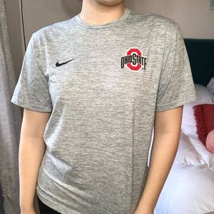 Nike Heather Grey Ohio State Tee